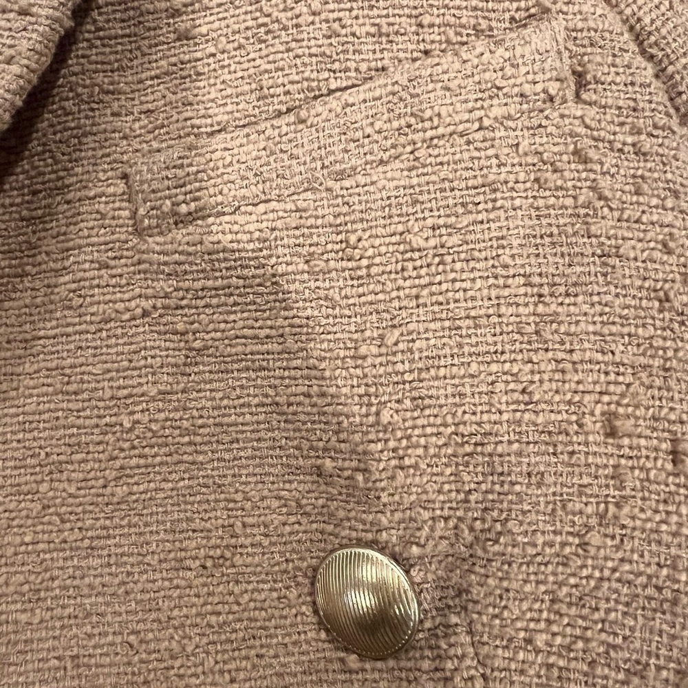 L'AGENCE Inez Tan Cropped Tailored Blazer Jacket Size 0 - Picture 6 of 15